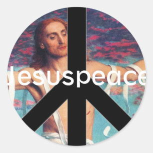 JESUSPEACE RONDE STICKER