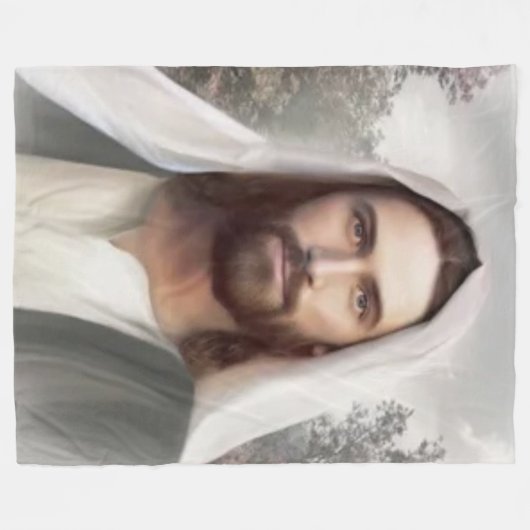 JESUS'S OGEN FLEECE DEKEN (Voorkant (Horizontaal))