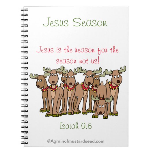 Jesusseizoen Notitieboek (Voorkant)