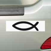 jesussymbool vis bumpersticker (Op auto)