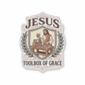 Jesustools Doos Van Genade Jezus Toolbox Genade Ch Sticker (Voorkant)