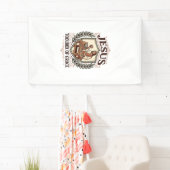 Jesustools van genade Jezus Toolbox Genade Christi Spandoek (Insitu)