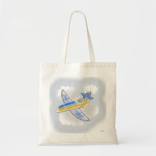 Jet Airplane Bag Tote Bag (Voorkant)