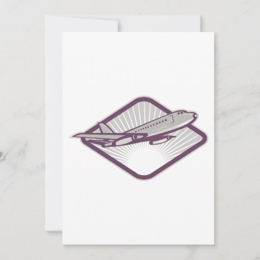 Jet Airplane Kaart (Voorkant)