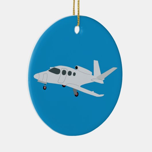 Jet Airplane Keramisch Ornament (Rechts)