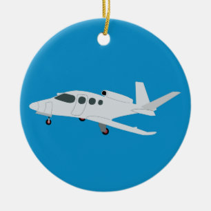 Jet Airplane Keramisch Ornament