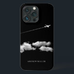 ©Jet Airplane Over the Clouds Personalized Pilot Case-Mate iPhone Case<br><div class="desc">Om de tekst te veranderen,  gebruik de persoonlijke optie. Voor uitgebreidere tekstveranderingen zoals veranderingen in de doopvont,  de doopvontkleur,  of de tekstlay-out,  kies de pas optie aan. Oorspronkelijk ontwerp | Auteursrecht 2016-Cadeau | ©riverme* | Alle rechten voorbehouden</div>