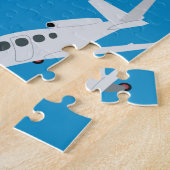Jet Airplane Pattern Legpuzzel (Zijkant)