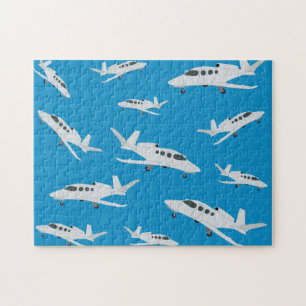 Jet Airplane Pattern Legpuzzel