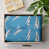 Jet Airplane Pattern Tissuepapier (Geschenk)