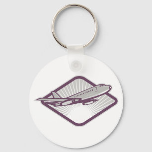 Jet Airplane Sleutelhanger