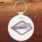 Jet Airplane Sleutelhanger (Voorkant)