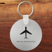 Jet Airplane Sleutelhanger (Voorkant)