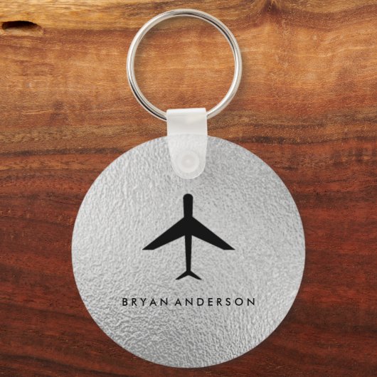 Jet Airplane Sleutelhanger (Voorkant)