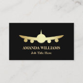 Jet Airplane Visitekaartje (Voorkant)