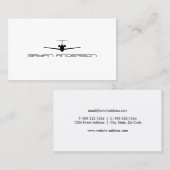 Jet Airplane Visitekaartje (Voorkant / Achterkant)