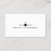 Jet Airplane Visitekaartje (Voorkant)