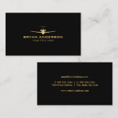 Jet Airplane Visitekaartje (Voorkant / Achterkant)