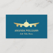 Jet Airplane Visitekaartje (Voorkant)