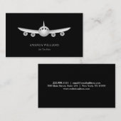 Jet Airplane Visitekaartje (Voorkant / Achterkant)