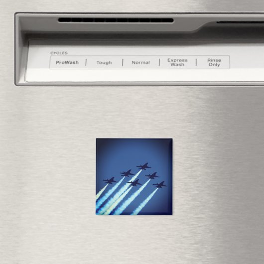 Jet Airplanes vliegen in Formation Blue Angels Magneet (Insitu (Vaatwasser))