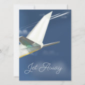 Jet Away reisposter. (Voorkant)