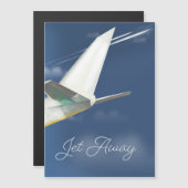 Jet Away reisposter. (Voorkant / Achterkant)