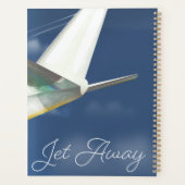 Jet Away reisposter. Planner (Achterkant)