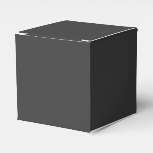 Jet Black Classic Bedankdoosjes (Voorkant Zijde)