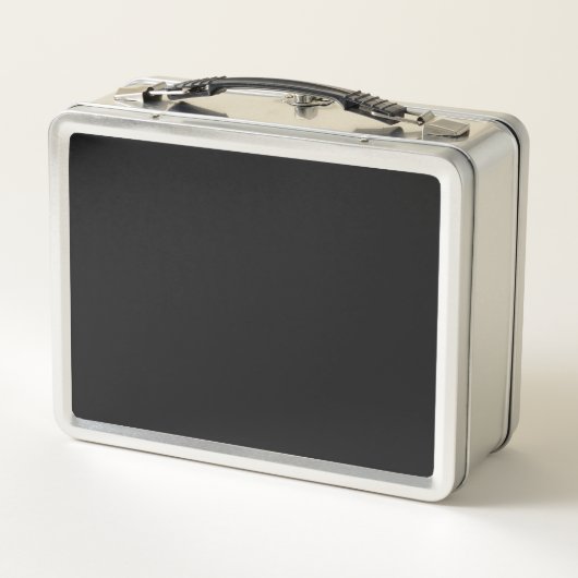 Jet Black Solid Color (Achterkant)