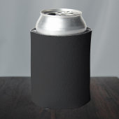 Jet Black Solid Color Blikjeskoeler