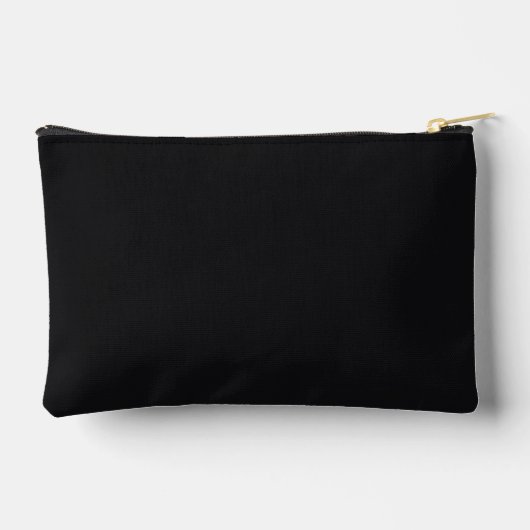 Jet Black Solid Color Etui (Achterkant)