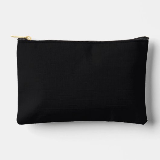 Jet Black Solid Color Etui (Voorkant)