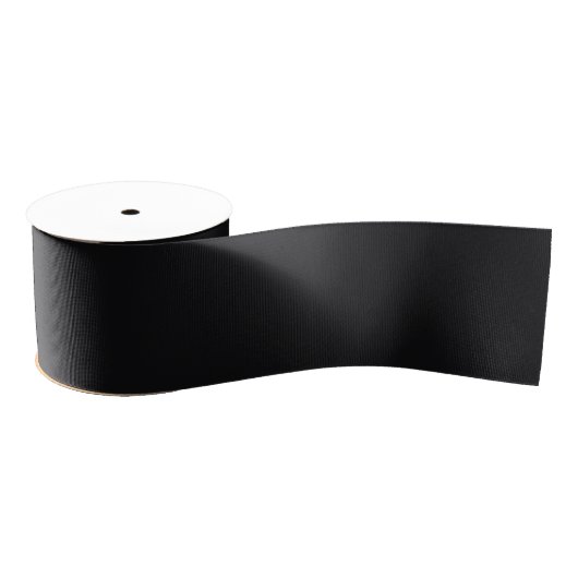 Jet Black Solid Color Grosgrain Lint (Spoel)