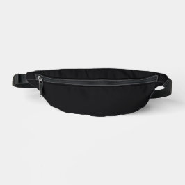 Jet Black Solid Color Heuptasje