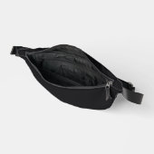 Jet Black Solid Color Heuptasje (Open)