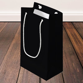 Jet Black Solid Color Klein Cadeauzakje