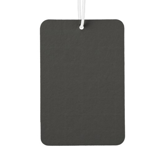 Jet Black Solid Color Luchtverfrisser (Achterkant)