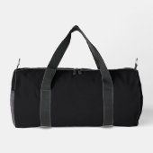 Jet Black Solid Color Plunjezak (Achterkant)