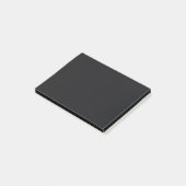 Jet Black Solid Color Post-it® Notes (Schuin)