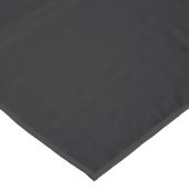 Jet Black Solid Color Tafelkleed (Gekanteld)