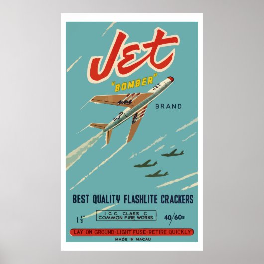 Jet Bomber ( Chinese Firecracker) Poster (Voorkant)