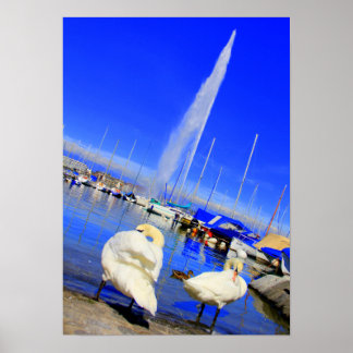 Jet d'Eau Poster