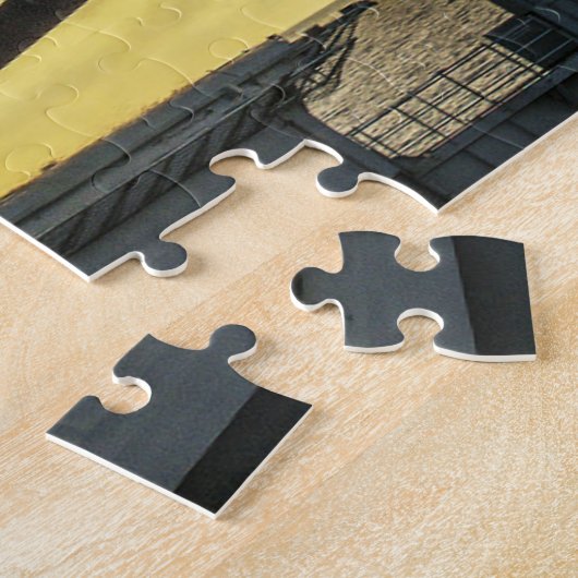 Jet die de militaire puzzel van Jigzaag afvoert (Zijkant)