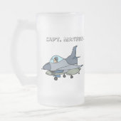 Jet en piloot matglas bierpul (Links)