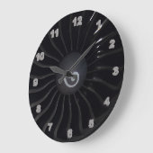Jet Engine Acrylic Wall Clock Grote Klok (Hoek)