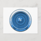 Jet Engine Briefkaart (Voorkant)