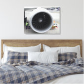 Jet Engine Canvas Afdrukken (Insitu (Slaapkamer))