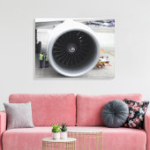 Jet Engine Canvas Afdrukken (Insitu (Woonkamer))