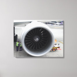 Jet Engine Canvas Afdrukken